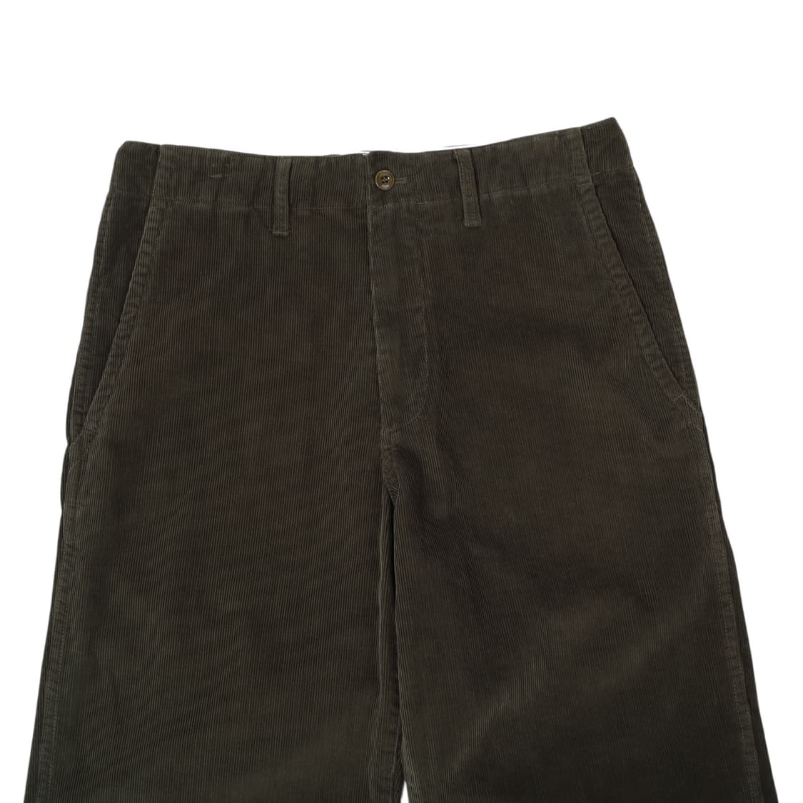 POTTERY 포터리 카키 코듀로이 와이드 팬츠 상품이미지2