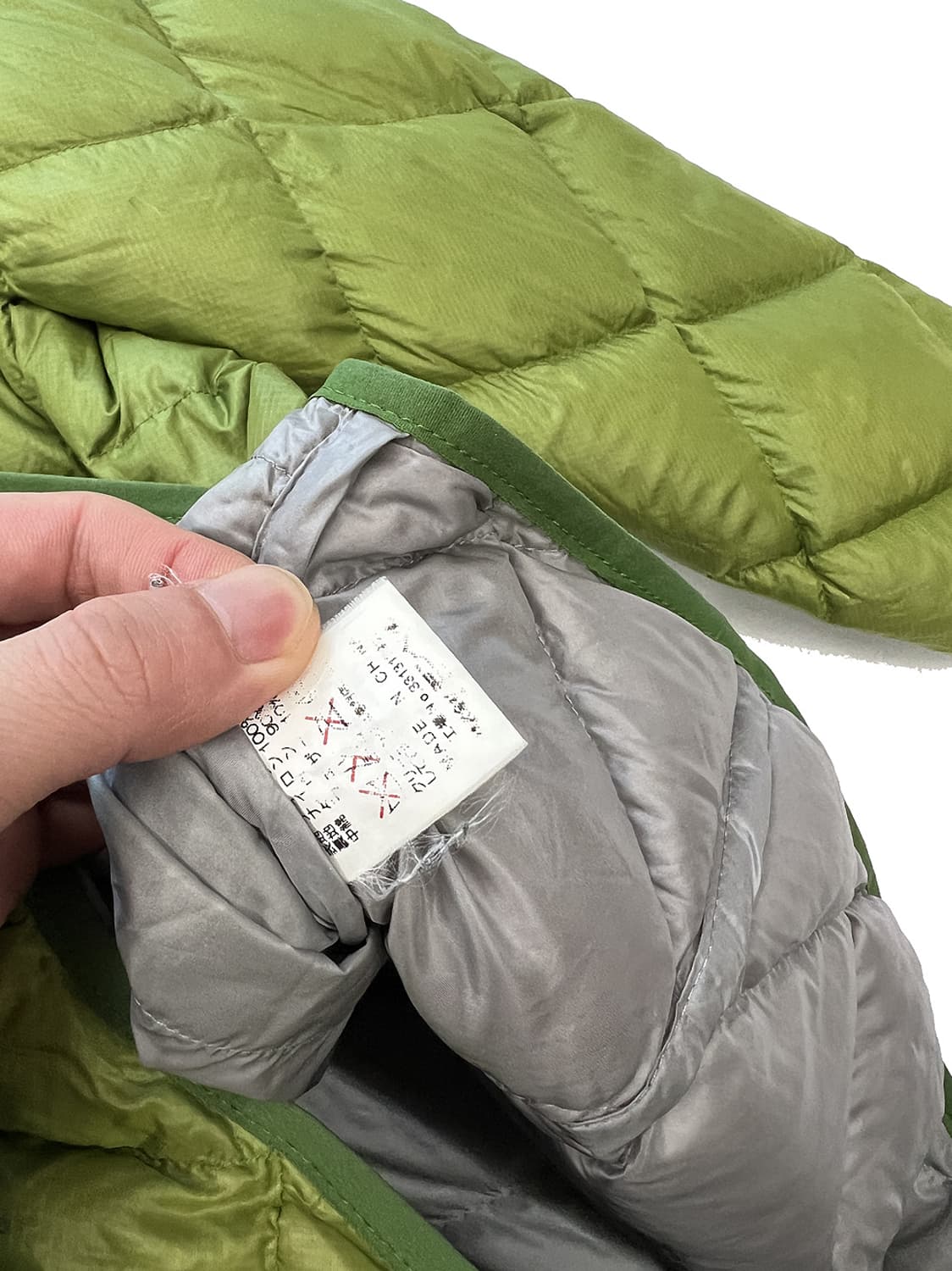 몽벨 재팬 다이아몬드 경량 패딩 상품이미지4