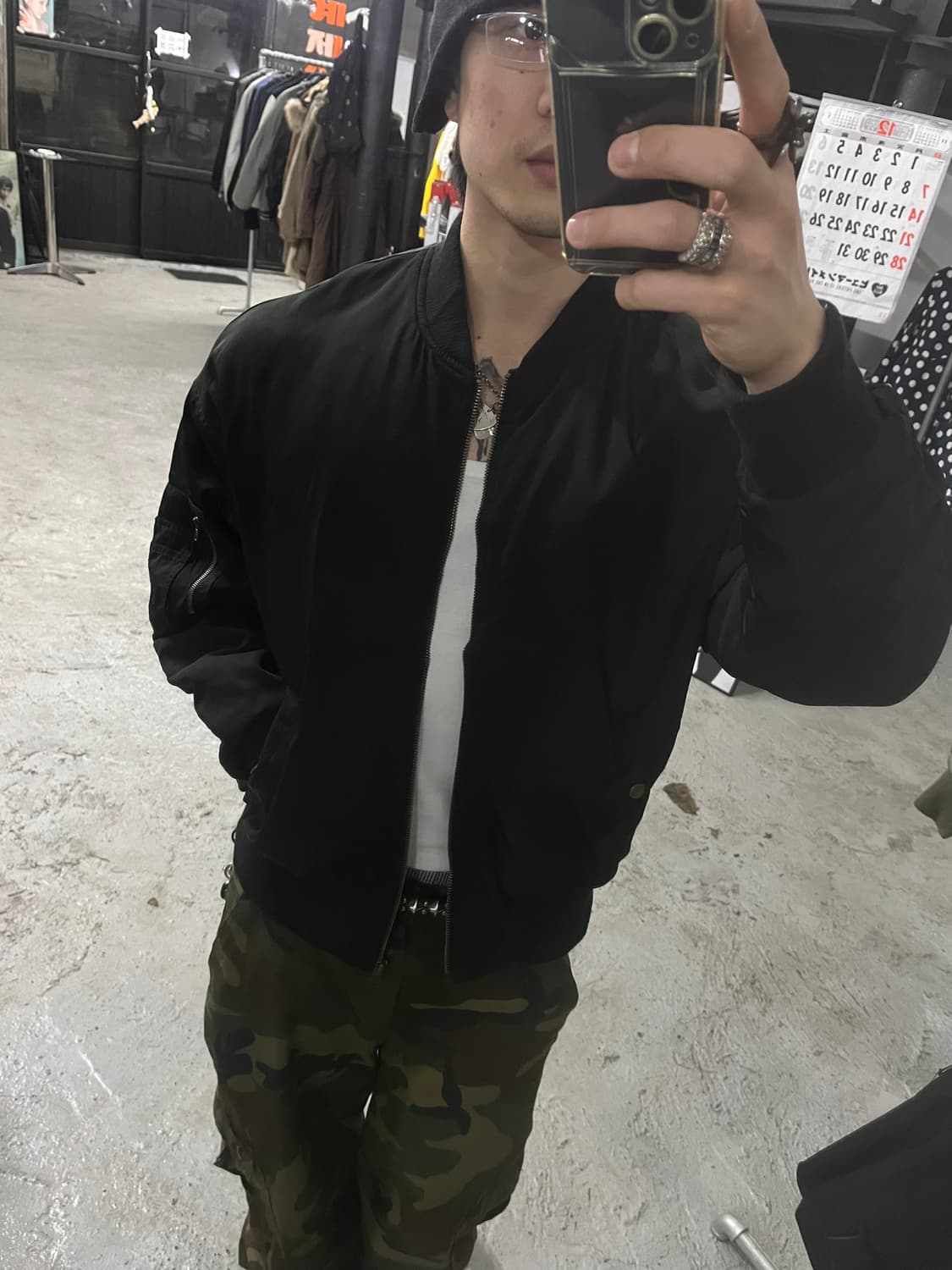 vtg ma-1 bomber jacket 상품이미지3