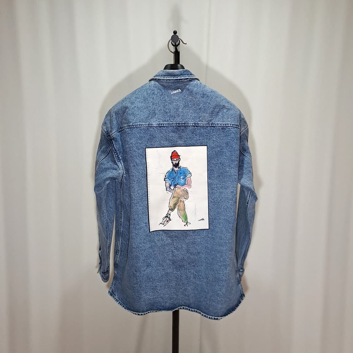 (택포) 질스튜어트뉴욕 X 리차드헤인즈 데님 아우터 셔츠 B329 상품이미지1