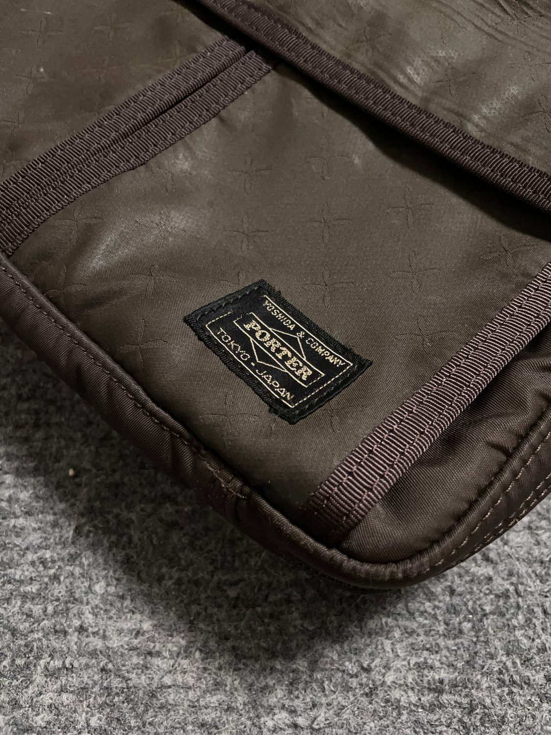 포터 브라운 나일론 숄더백 상품이미지2