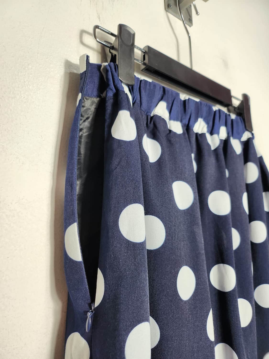 빈티지 도트 프릴 랩 스커트 상품이미지3