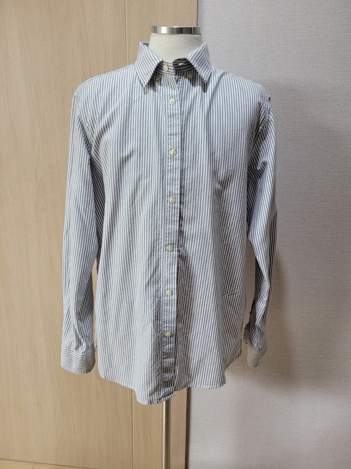 스파오 SPAO 남자 옥스포드 셔츠 XL 라이트그레이 상품이미지1