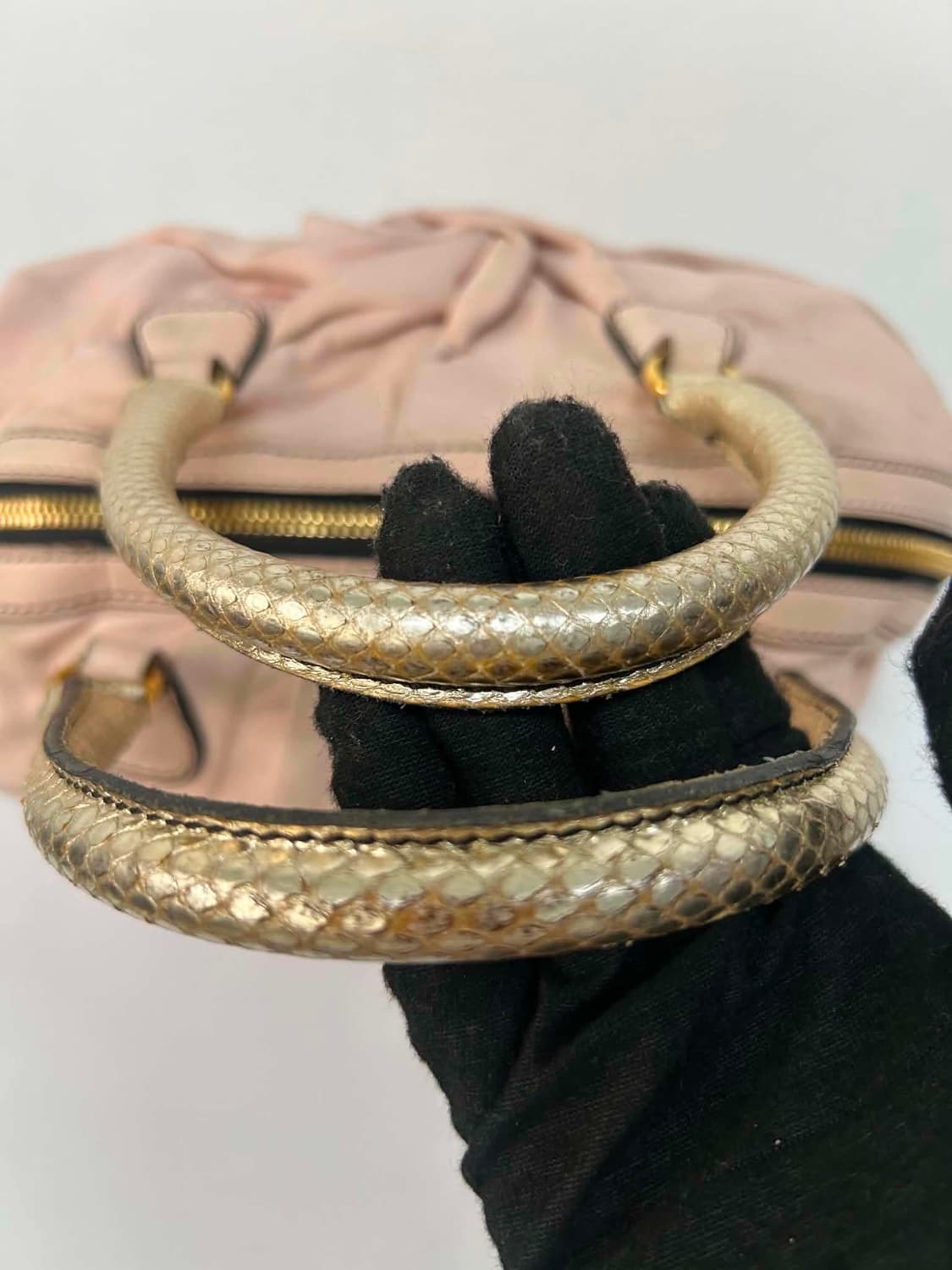 Valentino Garavani Pink Leather Tote Bag 상품이미지5