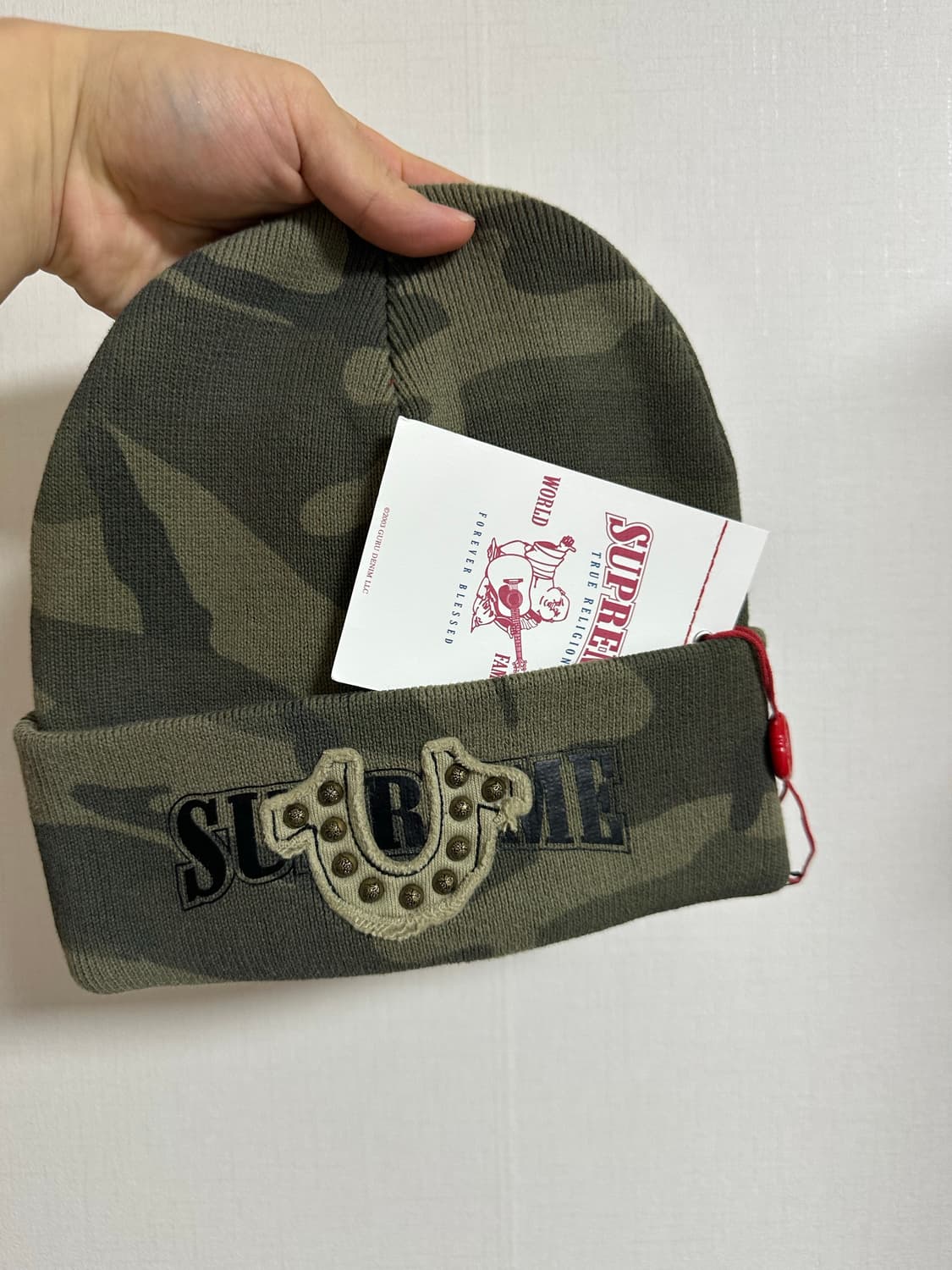 슈프림 x 트루릴리전 비니 올리브 카모 - 25FW 상품이미지1