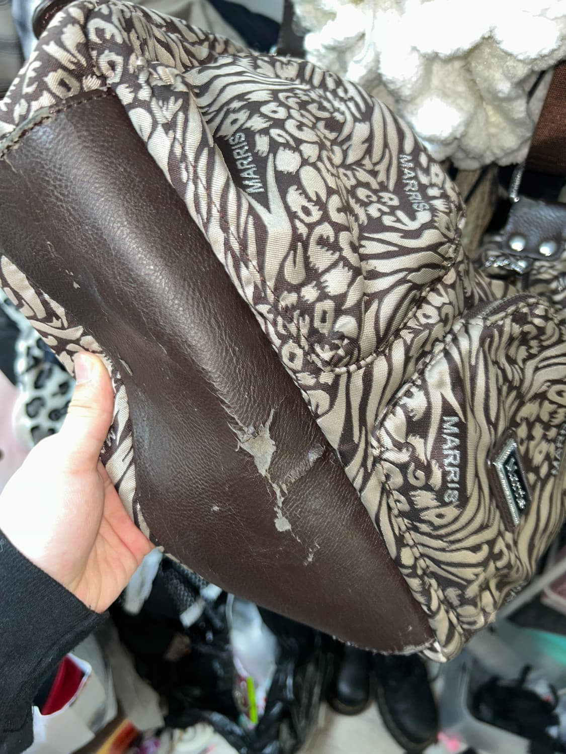 y2k 갸루 지브라 레오파드 숄더백 상품이미지5