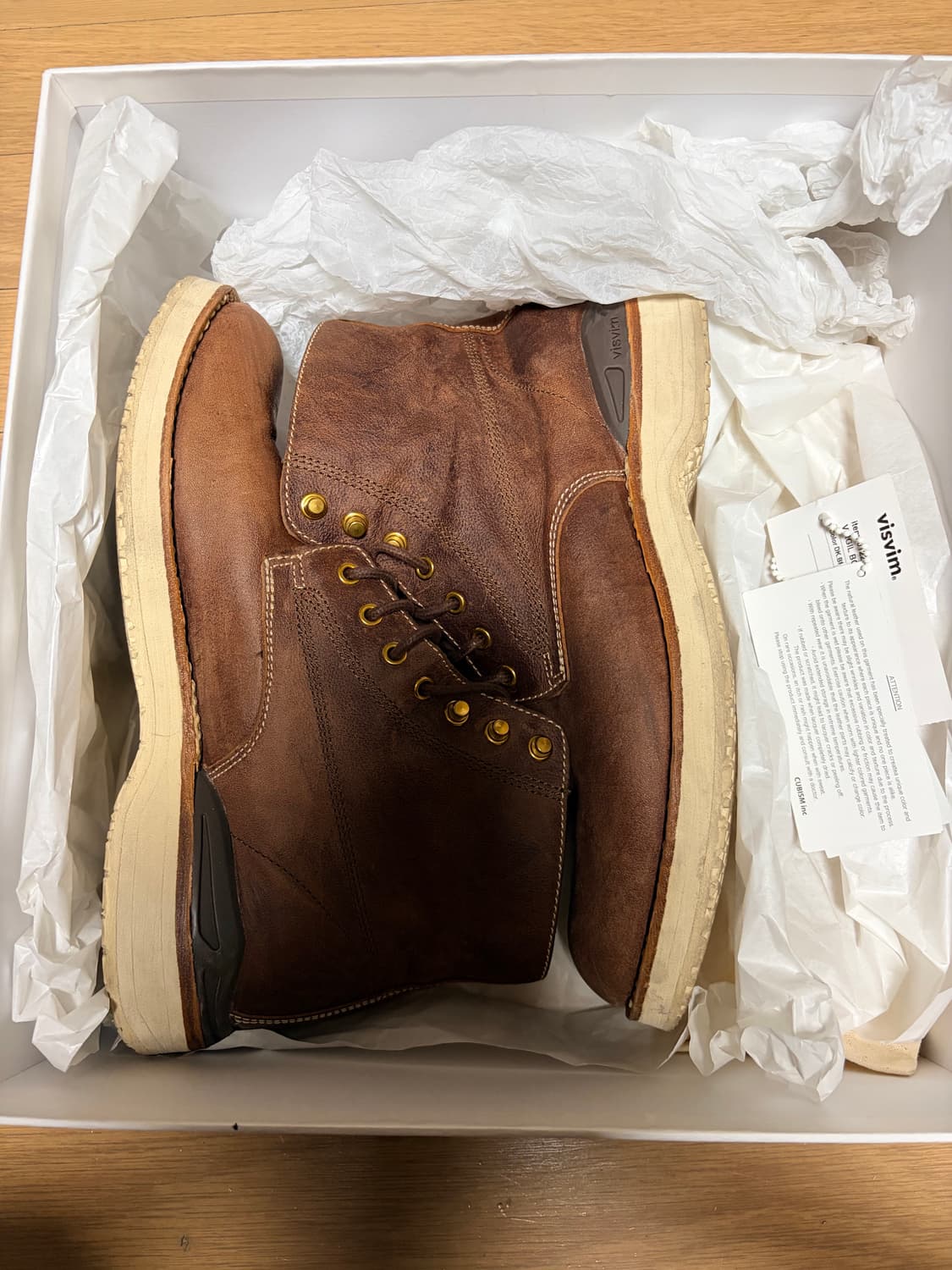 [M9] 25SS 비즈빔 버질부츠 다크브라운 virgil boots 상품이미지5