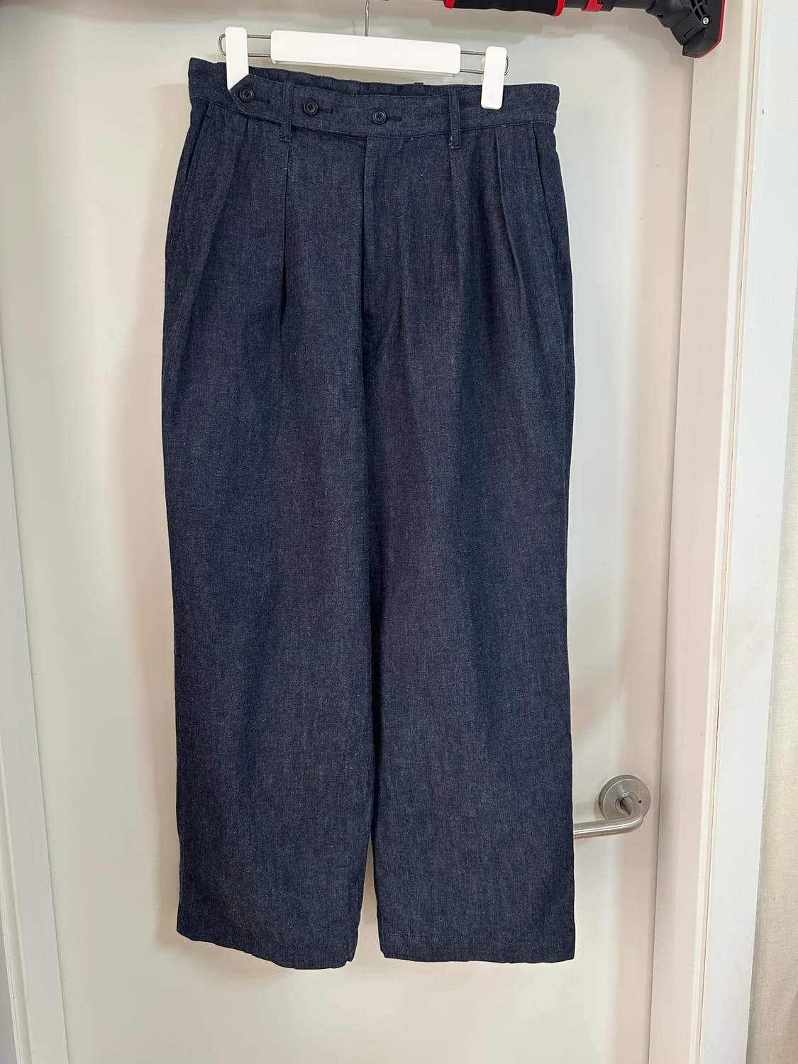 ulterior demin tucked trouser 상품이미지1