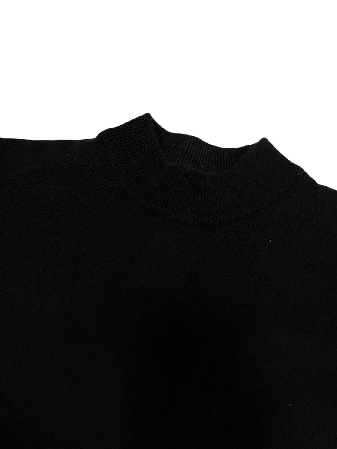 톰브라운 블랙 반목폴라 니트 M 상품이미지2