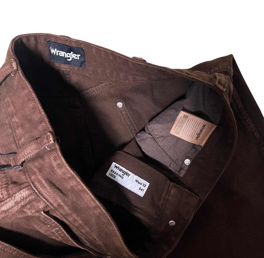 (새상품)랭글러 Wrangler 브라운 데님 팬츠 32 상품이미지3
