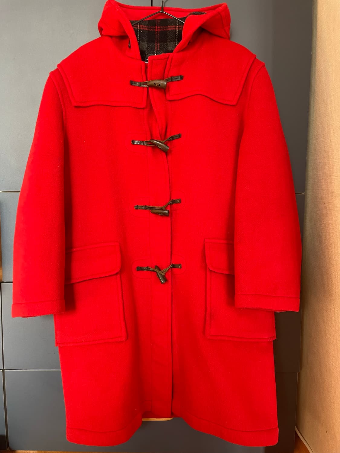 Gloverall 레드 더플코트 상품이미지1