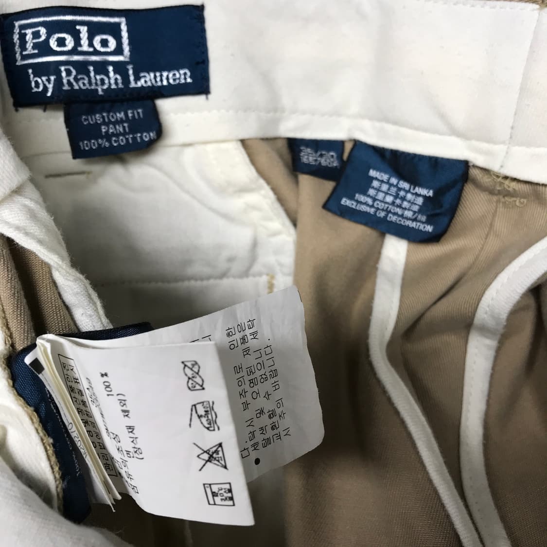 폴로 랄프로렌 베이지 치노 팬츠 35/30 상품이미지6
