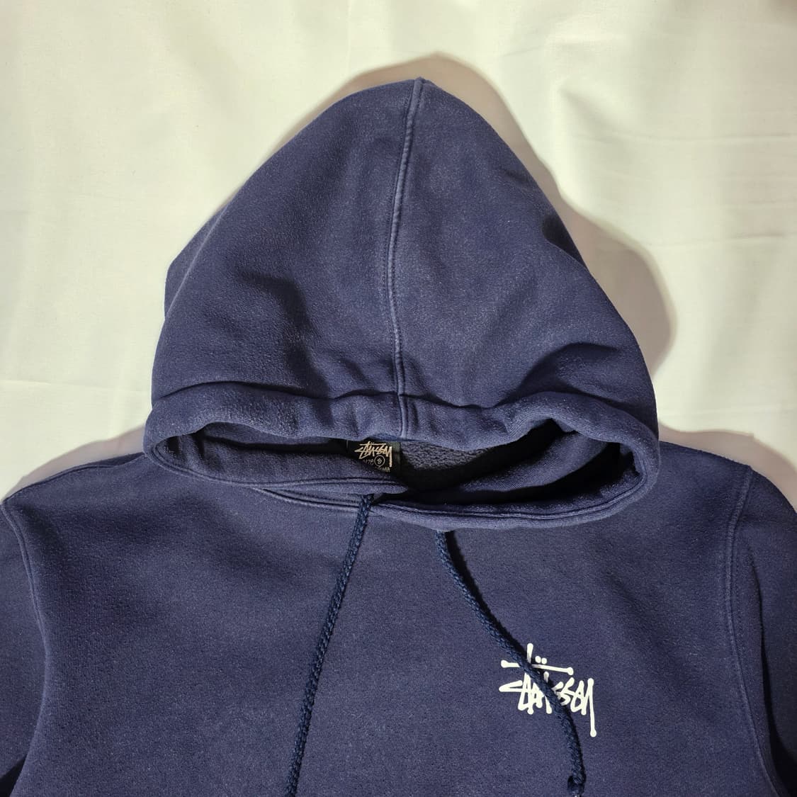 [S]스투시 베이직 후드 네이비 상품이미지2