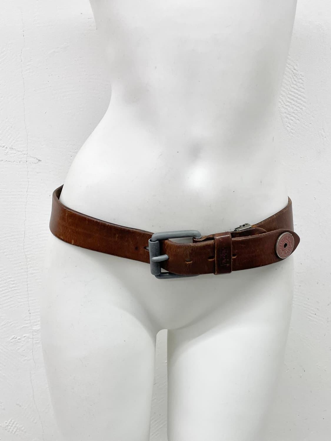 리바이스 리얼레더 로고 스터드 버클 벨트 상품이미지2