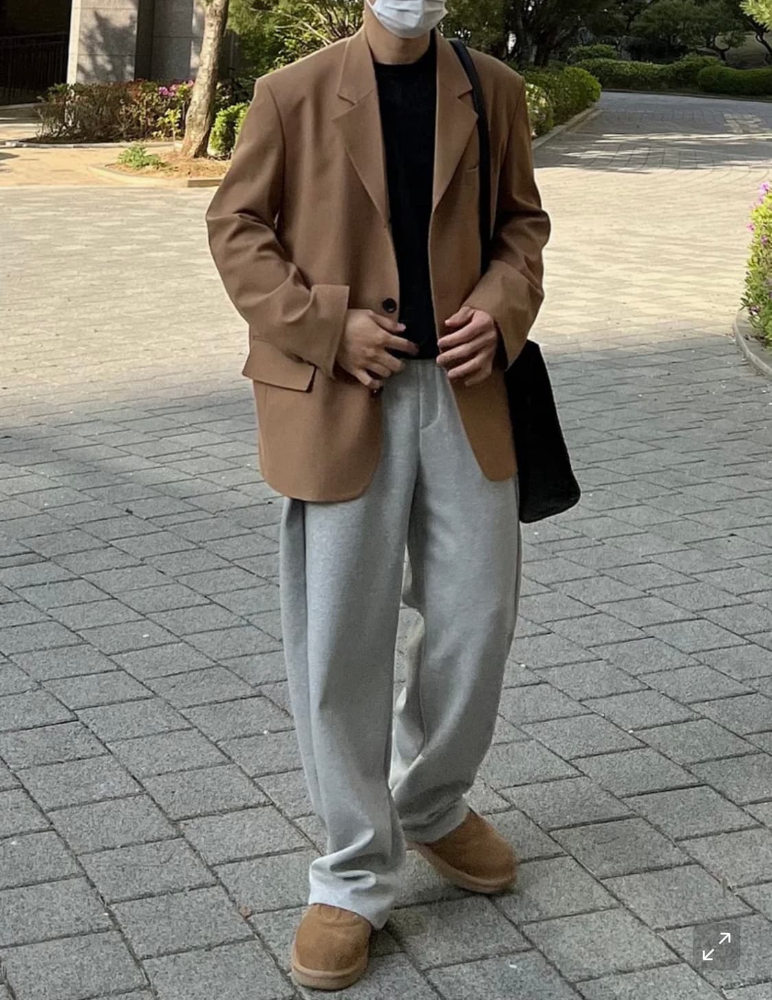 로파이 세미오버 트루 블레이저 (카멜) L 상품이미지4