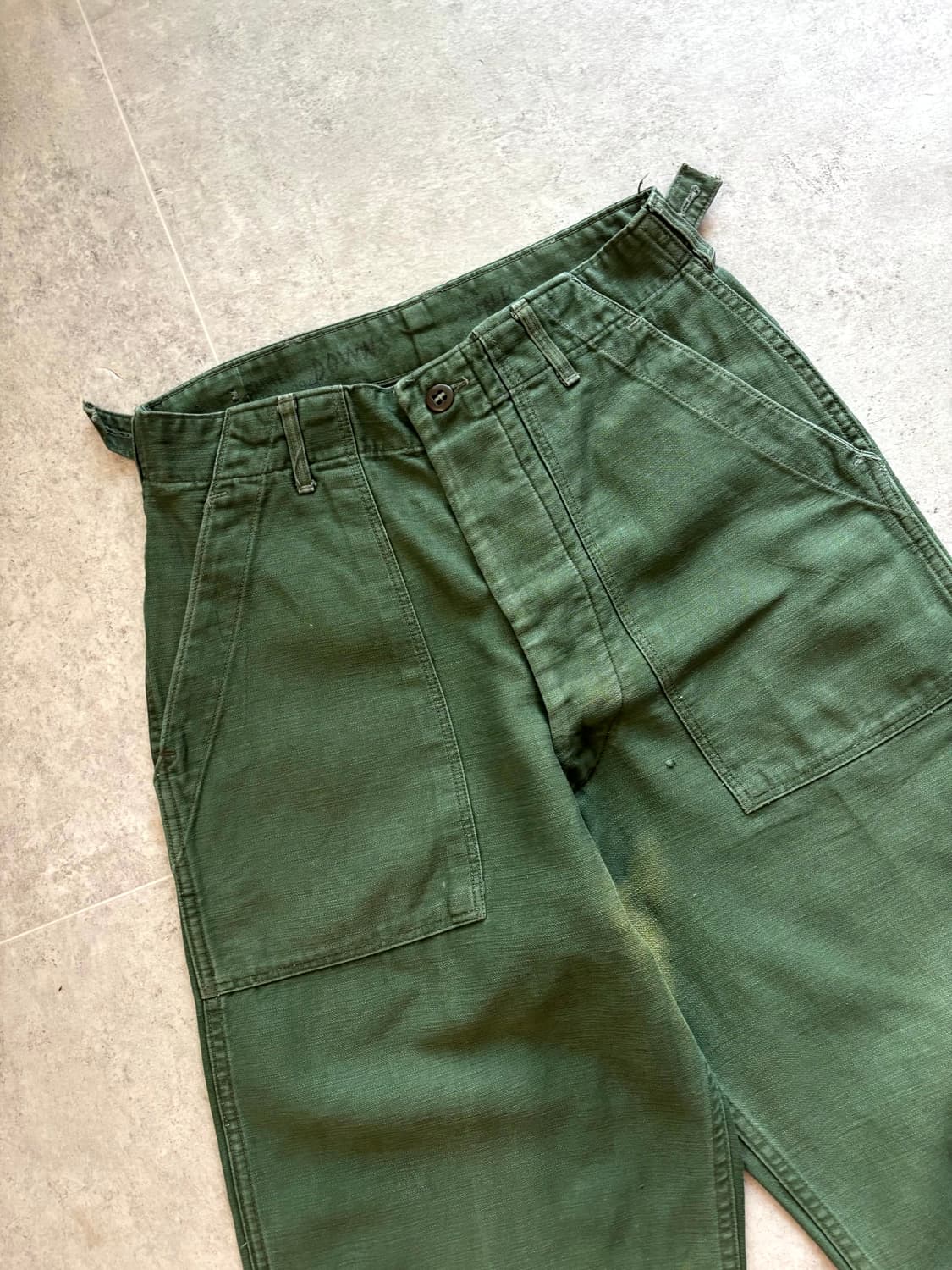 50's 미군 OG 107 퍼티그 팬츠 S(28~29) 초기형 상품이미지3