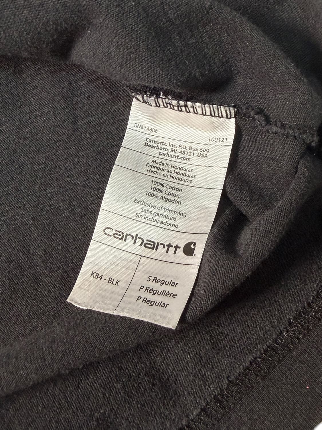 Carhartt 칼하트 포켓 헨리넥 반팔티 상품이미지5