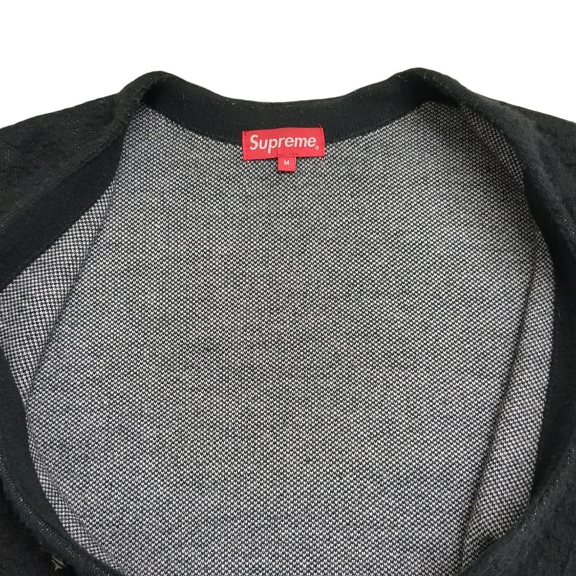 Supreme brushed checkerboard cardigan 상품이미지4