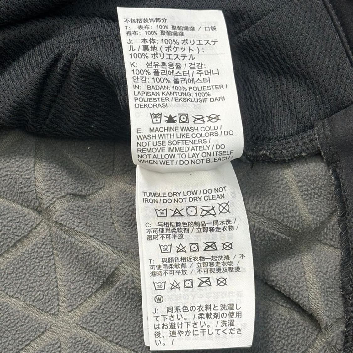 NIKE 플리스 후드집업 블랙 M 상품이미지7