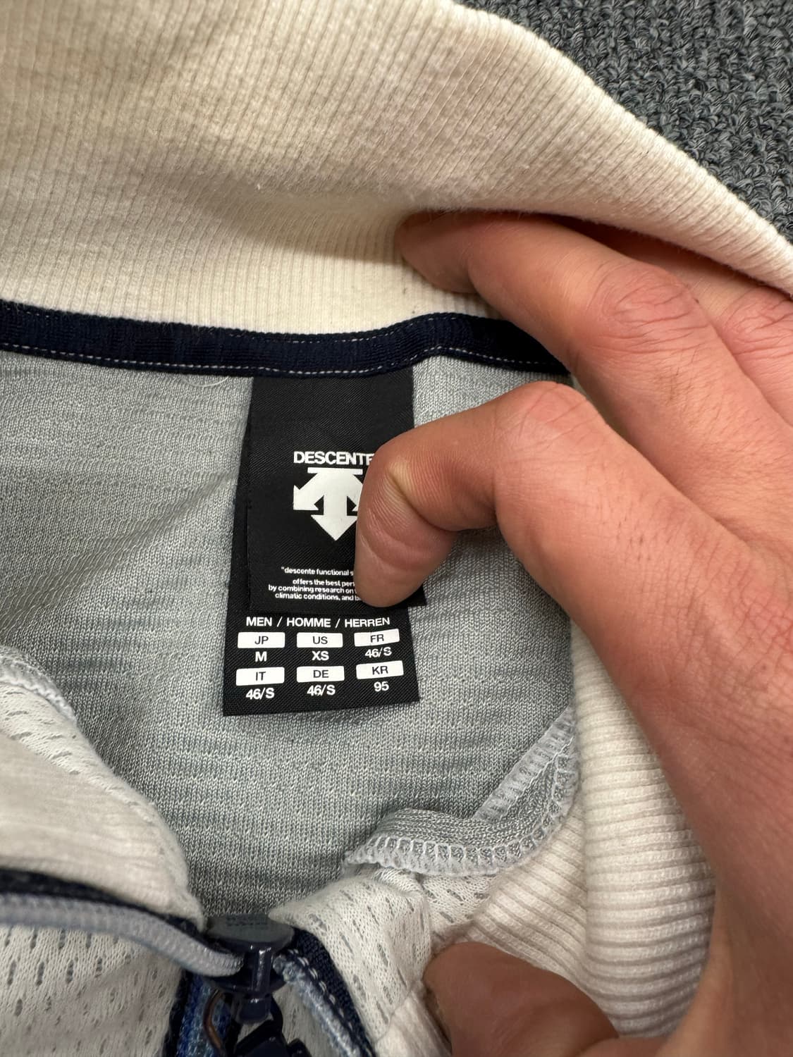 95)데상트 빈티지 Move Sport 져지 집업 자켓 상품이미지3