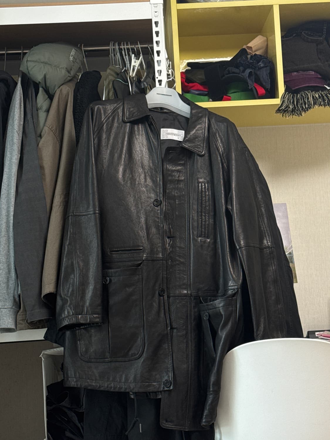 해칭룸 램스킨 파카 3사이즈 상품이미지3