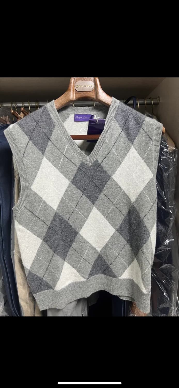 랄프로렌 퍼플라벨 캐시미어100% 베스트 라지 L 로로피아나 쿠치넬리 상품이미지3