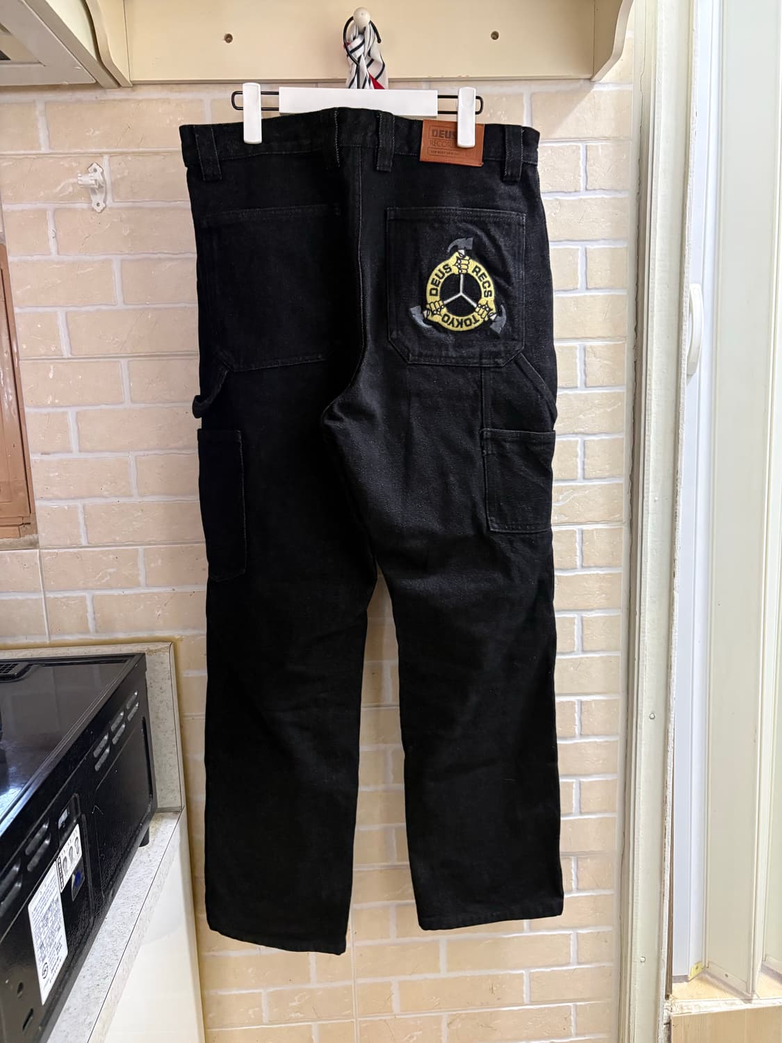 데우스엑스마키나 - 블랙 카펜터 데님 빅펠라 32사이즈 상품이미지4