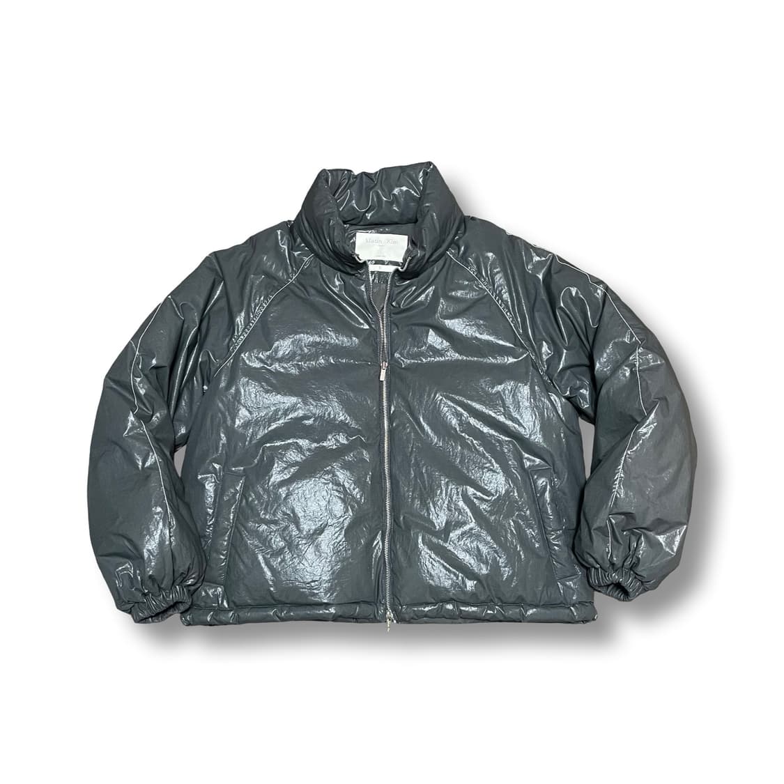 [S] 마뗑킴 코팅 다운 투웨이 패딩 민트급 상품이미지2