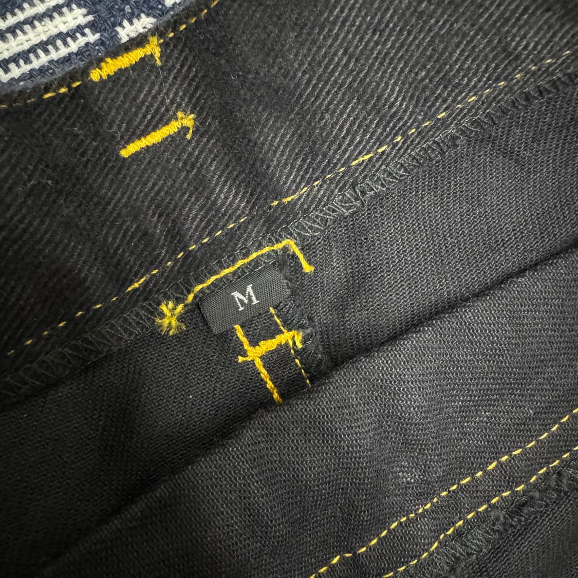 JAMI 옐로우 스티치 지퍼 와이드 벌룬 팬츠 상품이미지9