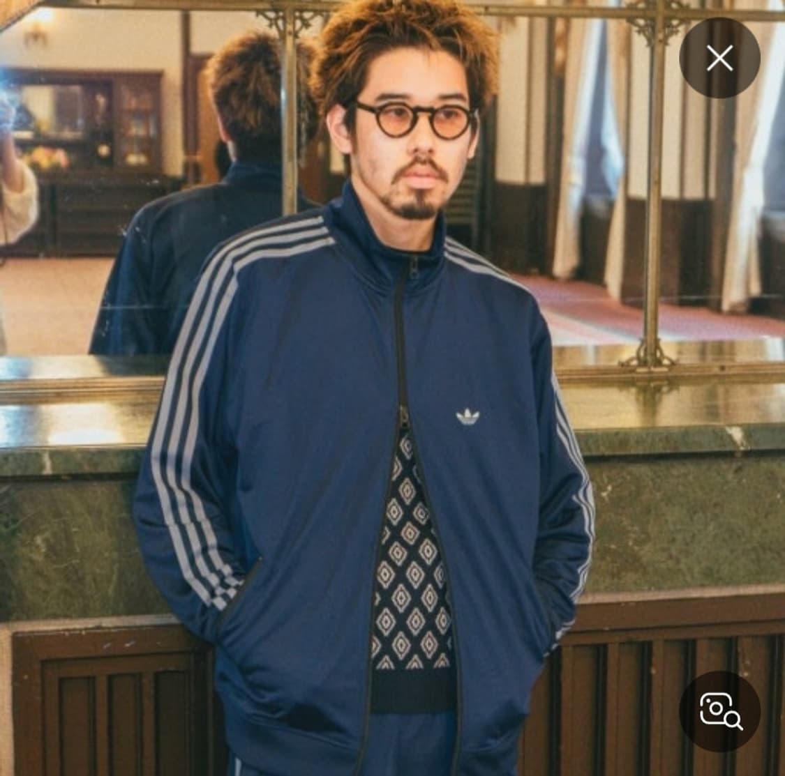 아디다스 베켄바우어 트랙탑 져지 네이비 XXL 상품이미지3