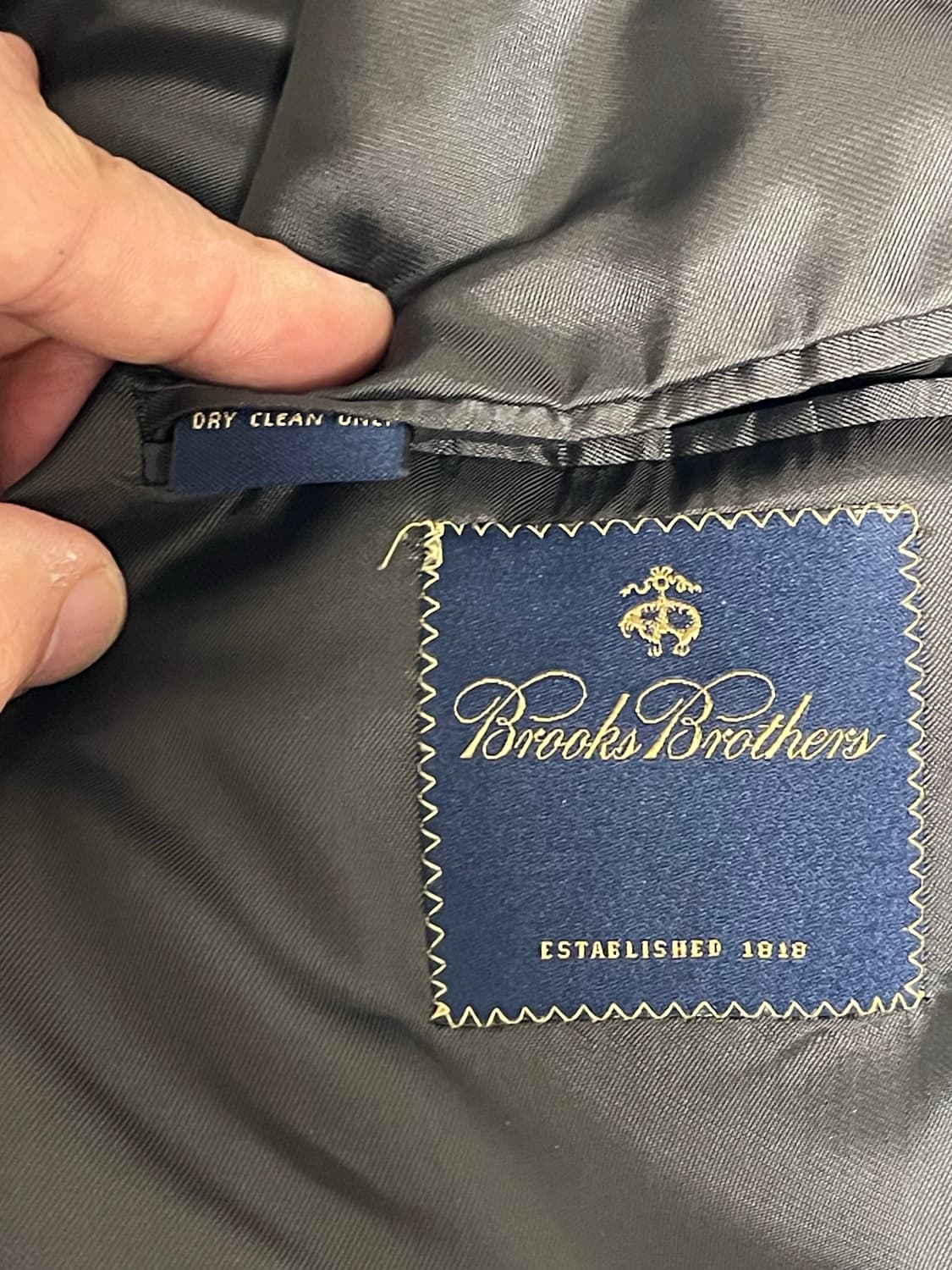 브룩스브라더스 로로피아나 질랜더 원단 글렌체크 블레이저 자켓 40R(1 상품이미지8