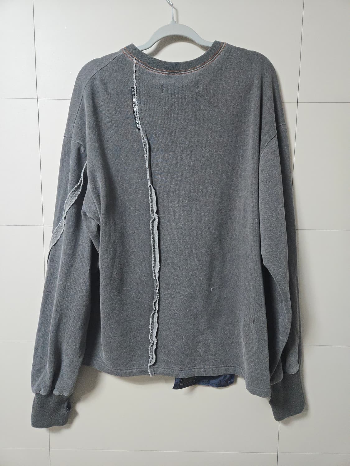 M.P.Q 피그먼트 원포켓 롱슬리브 오버사이즈 상품이미지7