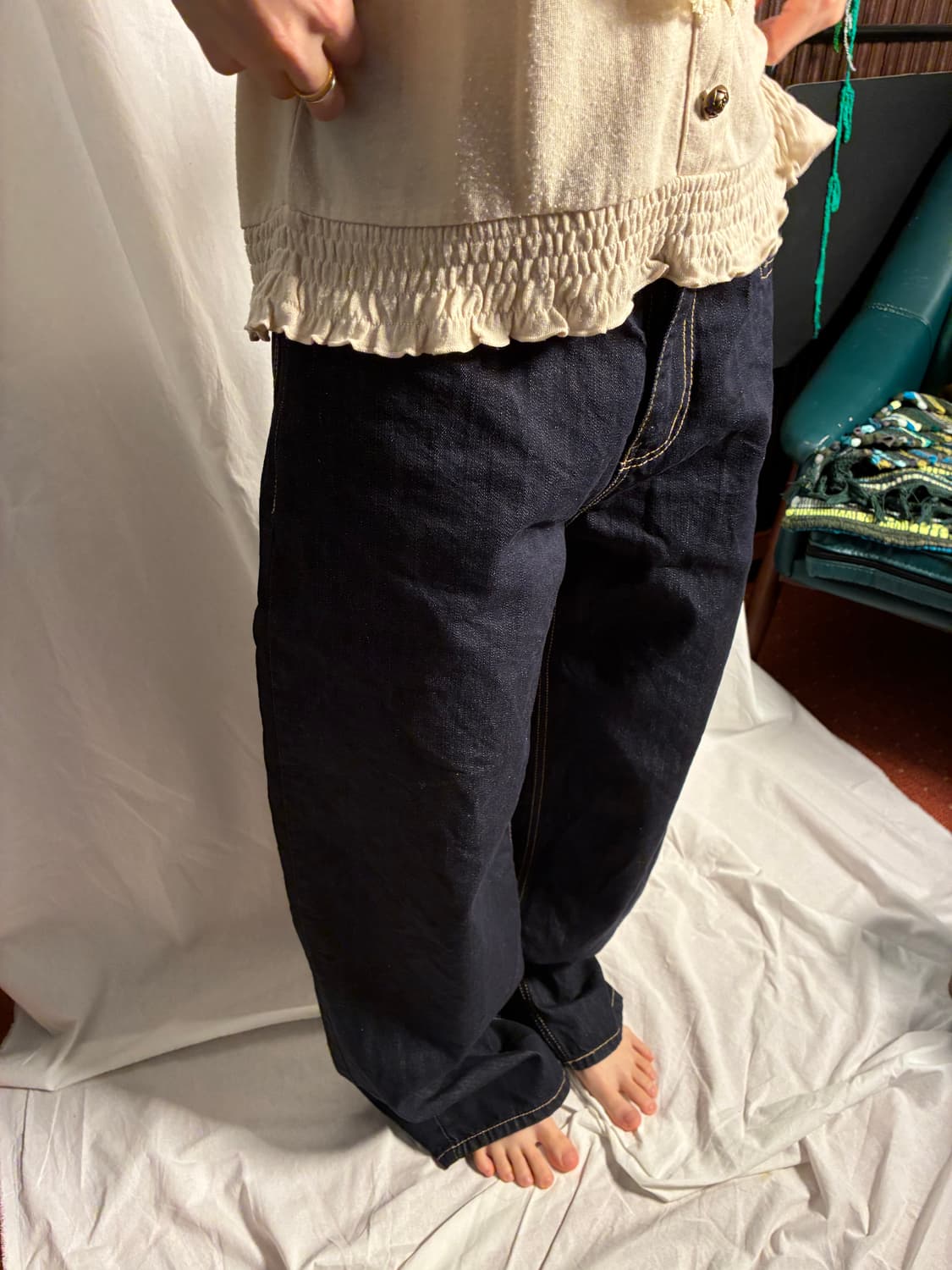 OOT indigo jeans 상품이미지2