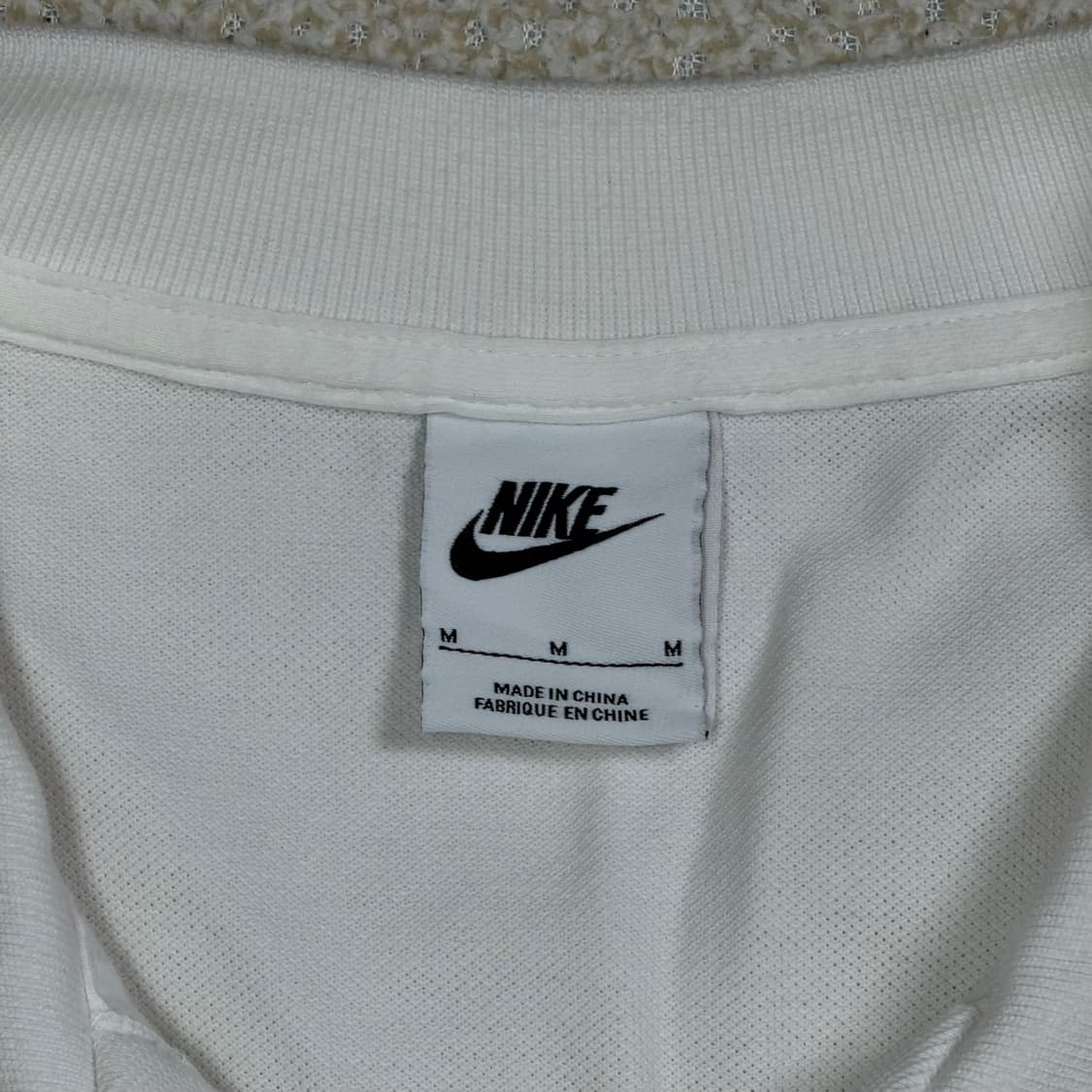 나이키 m nsw 폴로 화이트 반팔 카라티 상품이미지5