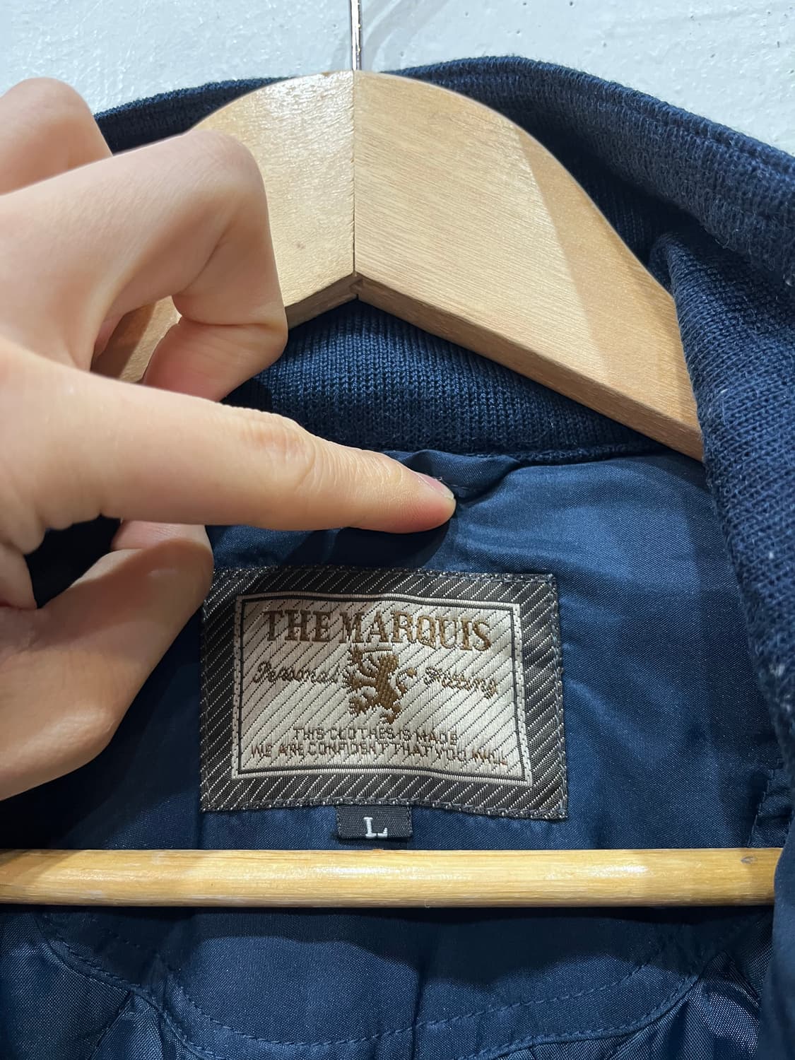 THE MARQUIS JPN 봄버자켓 네이비  상품이미지7
