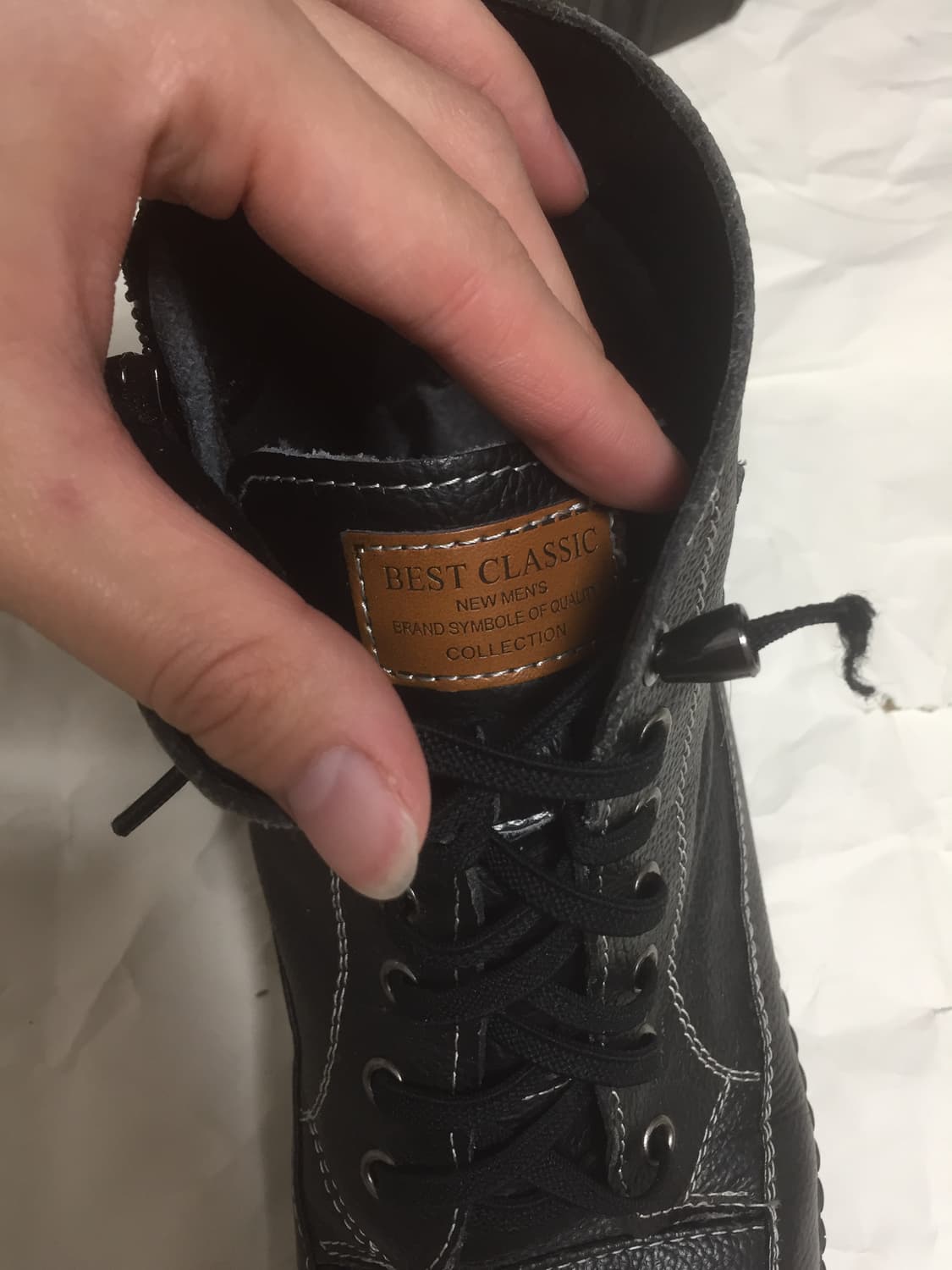 검정색 워커 부츠 상품이미지3