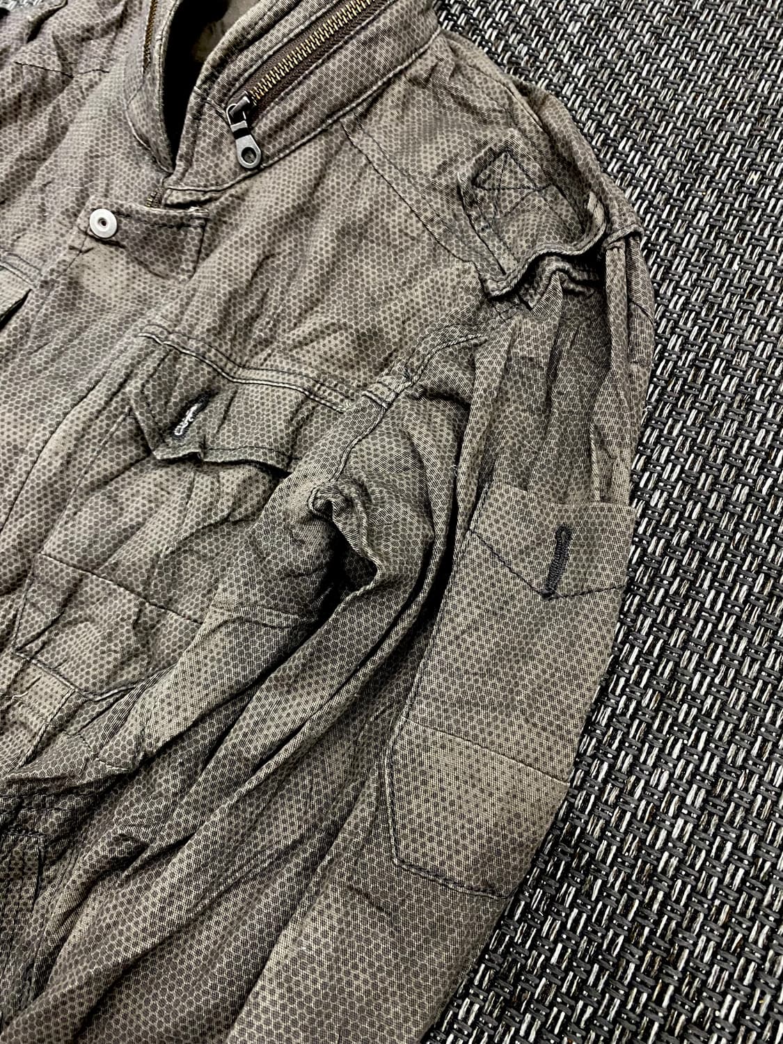 Y2K Grunge Military Jacket 상품이미지4