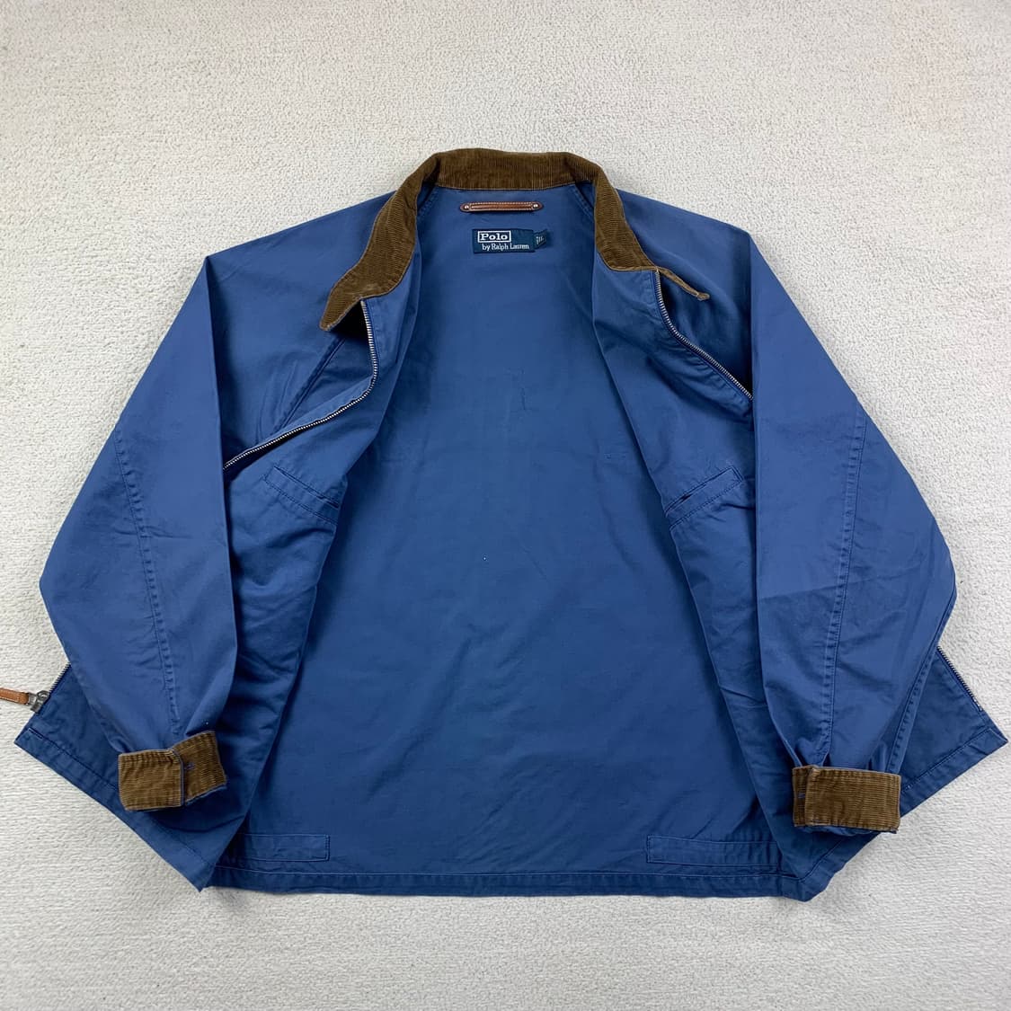 00‘s 폴로 랄프로렌 포니로고 코듀로이 카라 바라쿠타 헤링턴 자켓 상품이미지9