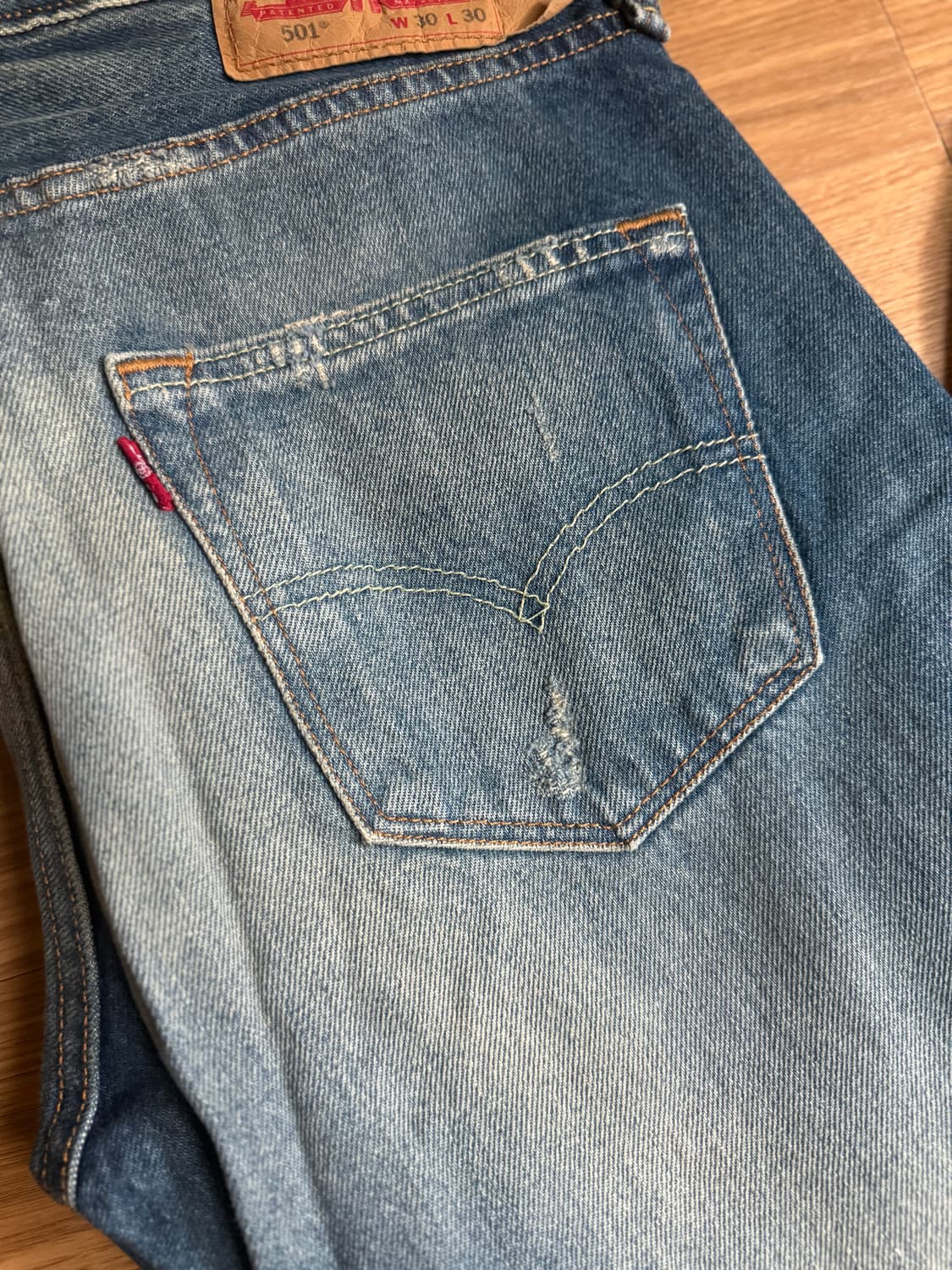 리바이스 501 청바지 W30 L30 상품이미지3
