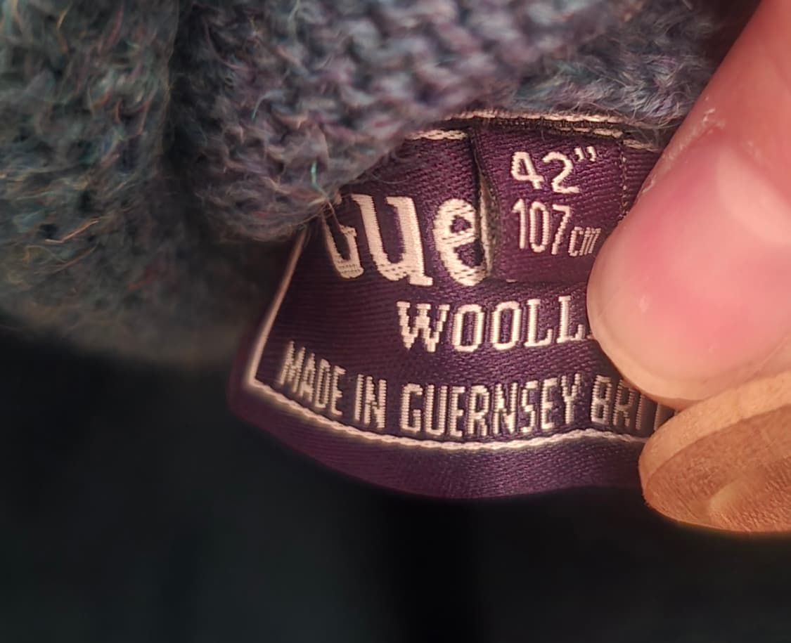 건지 울른스 Guernsey Woollens 피셔맨 가디건 상품이미지6
