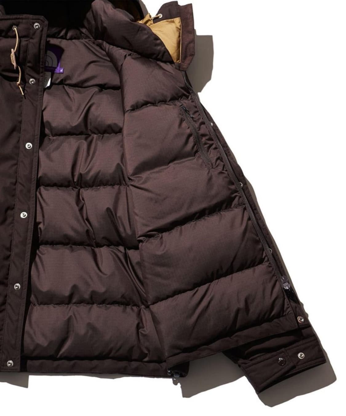 노스페이스퍼플라벨 x 몽키타임 마운틴 숏 다운 브라운 xxl 상품이미지2