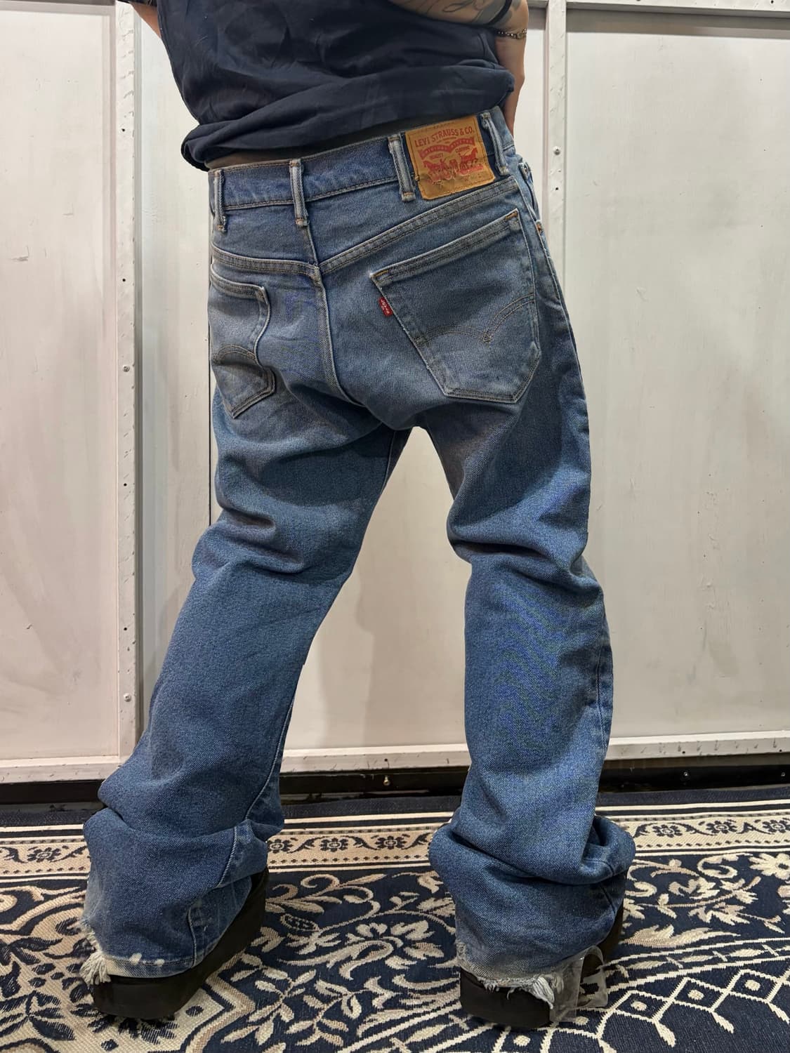 90s LEVIS 517 denim boots cut jeans 상품이미지1
