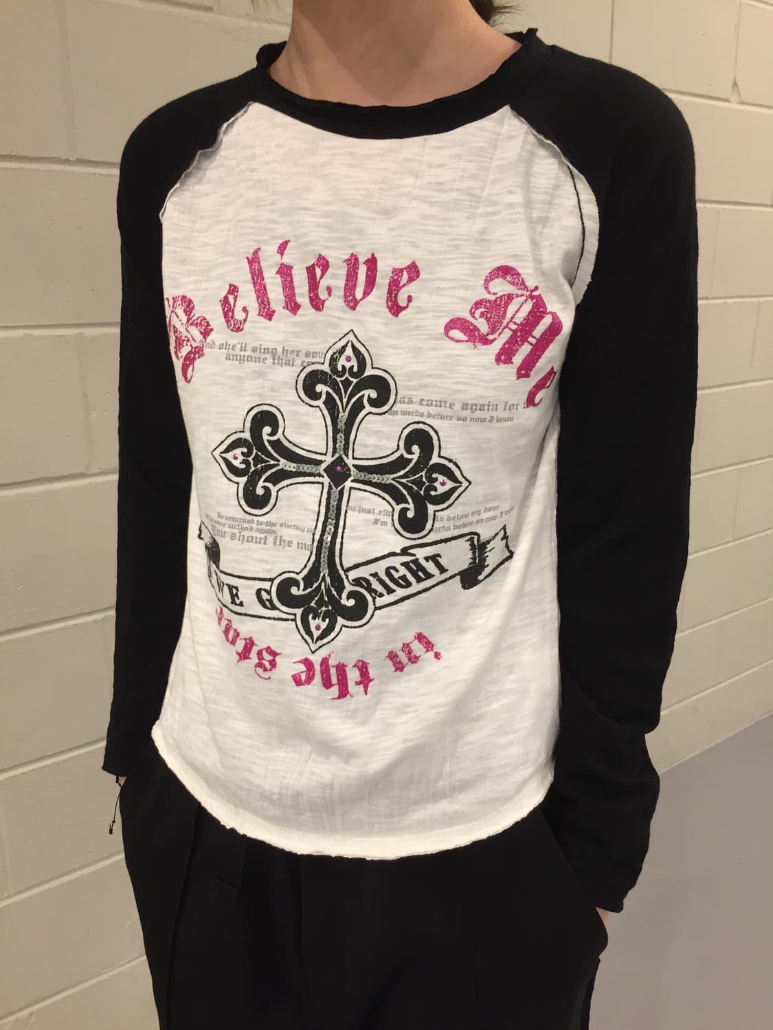 Joky gal Funk cross long sleeve 상품이미지2