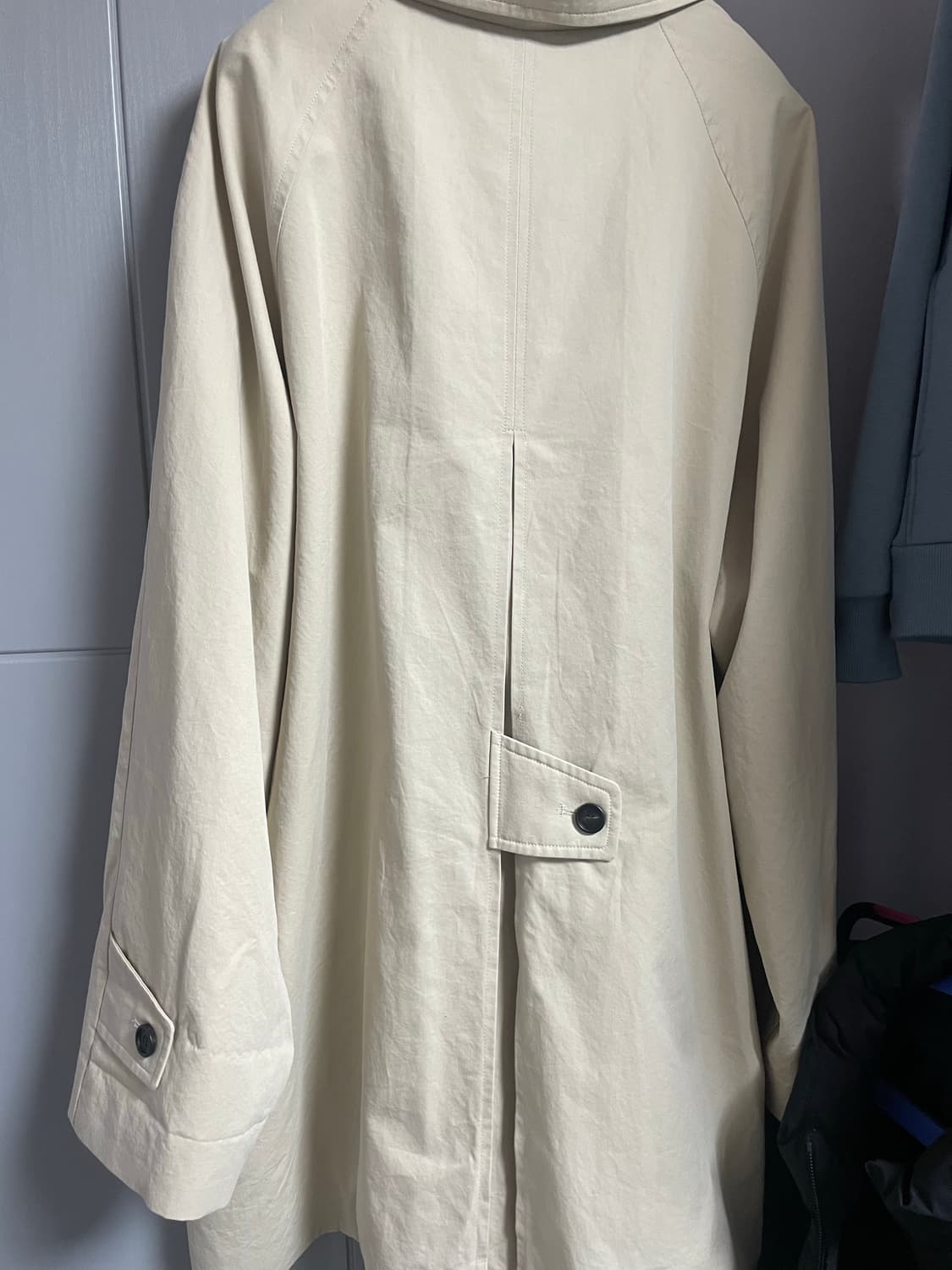 하자X,실사O)썸웨어버터 margaret half trench coat 상품이미지6