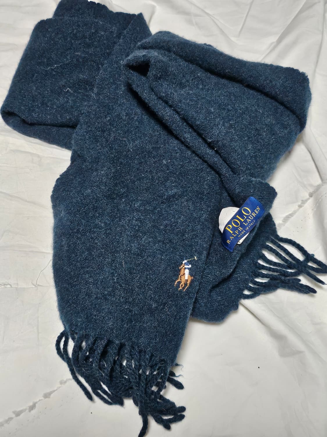 폴로랄프로렌 울 머플러 다크그린 상품이미지1