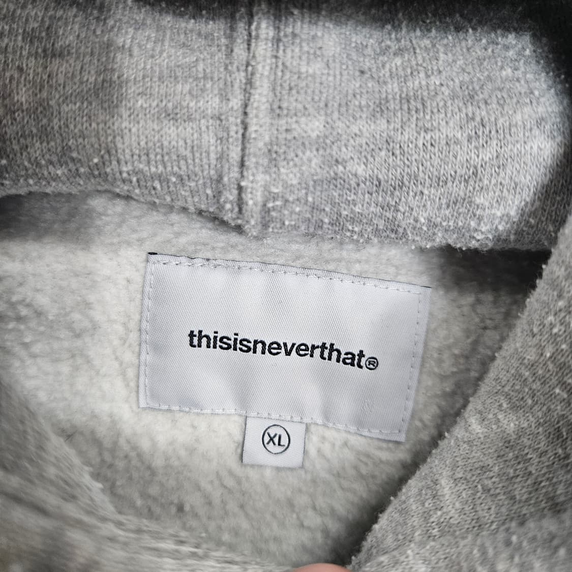 디스이즈네버댓 아치 로고 후드 XL 상품이미지4