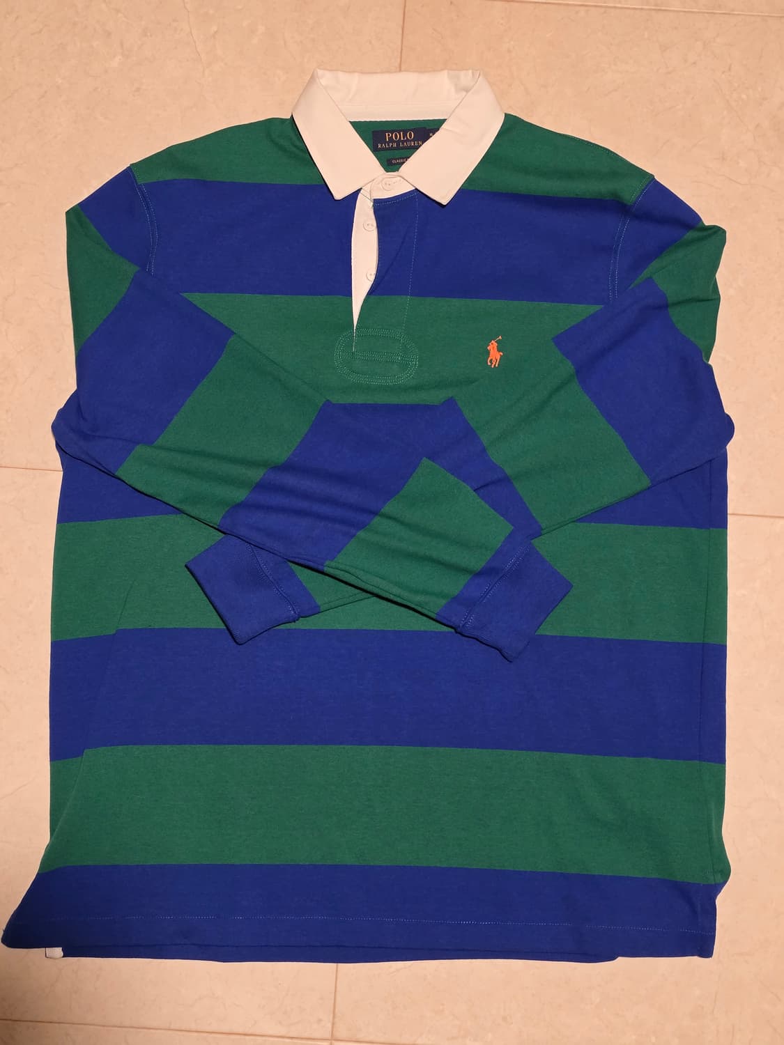 폴로 랄프로렌 스트라이프 럭비 셔츠 긴팔 상품이미지2