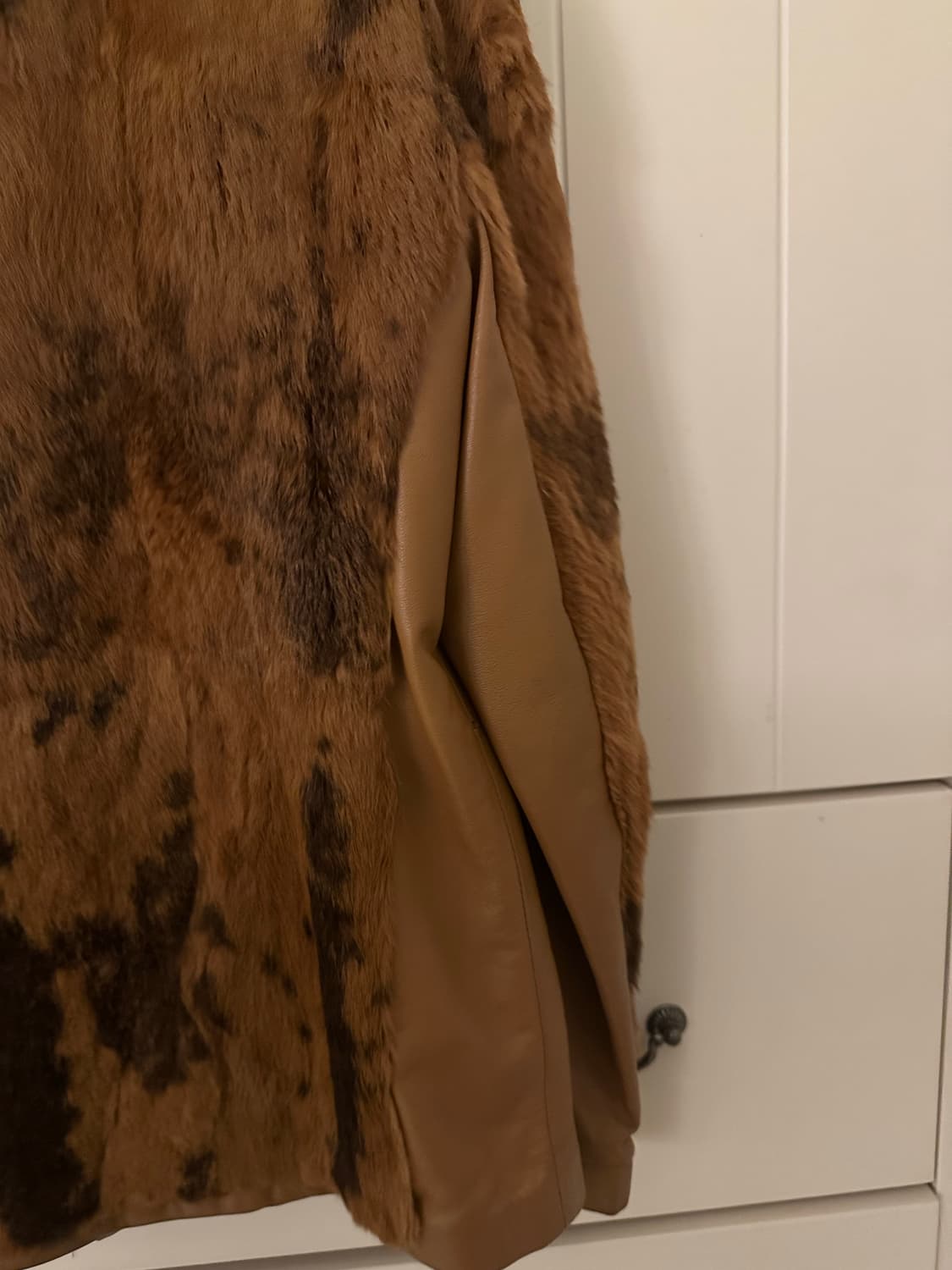 Hiverreine 래빗퍼 양가죽 퍼자켓 모피 자켓 퍼코트 상품이미지6