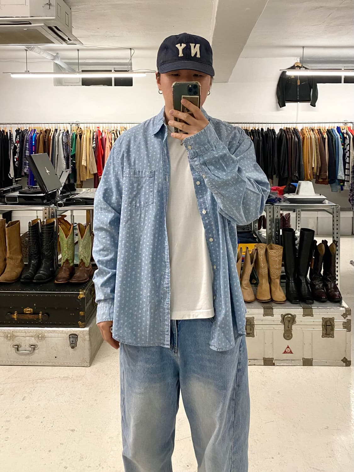 J.CREW chambray shirts 제이크루 샴브레이 셔츠 상품이미지2