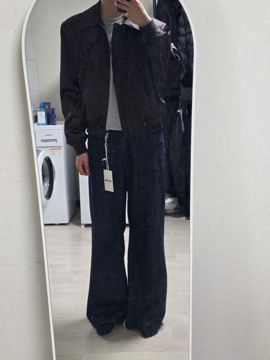 알렌느 새틴브라운 1사이즈 상품이미지3